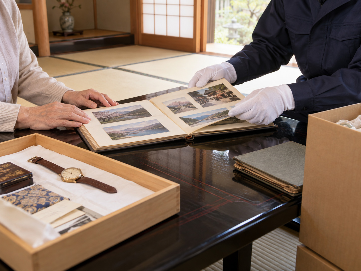 大切な方の想いに寄り添い、一つひとつ丁寧に遺品整理